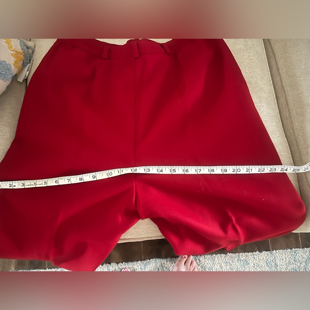 SOLD Vintage❤️ red blazer and matching pants - Picture 13 of 16
